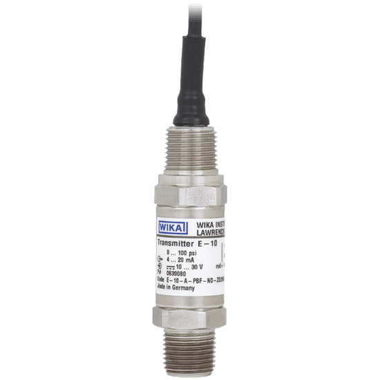 WIKA Pressure Transmitter with Explosion Proof Enclosure, Model E-10 ECO